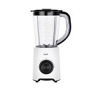 Kunt Batidora de Vaso KTB5023, Capacidad 1.5L, 2 Velocidades, 500 W, Función Turbo, Cuchillas en Acero Inoxidable, Vaso en Plástico, Blanco y Negro