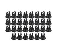 Kuntesetty 30 Piezas Clips de Ventosa para Acuario Fijador Tubo Pinza Barra Calefactora Compacta Goma PP Adecuados para Accesorios Decorativos Instalación, 20 a 24 Mm