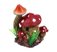 Kuntesetty Acuario con Forma de Hongo: Un Bonito Escondite de Resina para Peces, Camarones Y Reptiles.