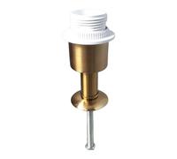 Kuntesetty Base para Lámpara Portabotellas de Cerámica de Hierro Metálico Accesorio DIY Rosca E27 Soporte Fijo para Mesa y Instalación Sencilla Adecuado para, Style H