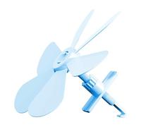 Kuntesetty Deflector de Aire Acondicionado con Guía de Flujo de Aire Difusor Compacto Baffle Orientador en PP Duradero Adecuado para Sala de Estudio Dormitorio O, Azul