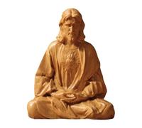 Kuntesetty Estatua del Sagrado Corazón de Jesús, Figura Religiosa, Objeto Decorativo para Oficina Y Hogar, 15cm