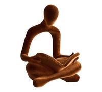 Kuntesetty Estatuilla de Figura Humana, Escultura, Adorno para Oficina Y Hogar, MarrÓn, Individual