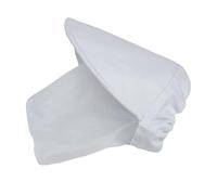 Kuntesetty Field Guard para Perro Malla de Protección Cubierta de Rostro Protector Cabeza Nylon Ligero Evita Comer Lamer Adecuado para Excursiones Paseos Aire Li, Blanco, L