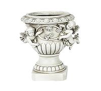 Kuntesetty Figura de Maceta de Hadas Miniatura Contenedor de Plantas de Resina Tallada con Detalles Realistas Adecuado para Decoración de Hogar Regalo, Un