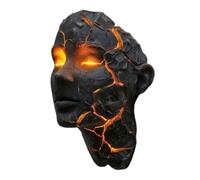 Kuntesetty Lámpara de Pared Escultura Resina 3D Iluminación LED Alma Rota Decoración Moderna Adecuada para Hogar Oficina Exteriores