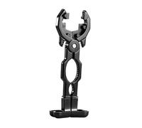 Kuntesetty Llave para Válvula de Gas Herramienta Manual para Válvula de Presión Llave Multifunción para Tanque de Gas Abridor de Nueces Y Botellas con Mango Ergo, Negro