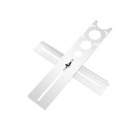 Kuntesetty Localizador de Orificios para Azulejos Herramienta de Posicionamiento Guía para Taladrar Regla Ajustable de Acero Inoxidable Resistente Adecuado para, 40cm