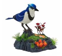 Kuntesetty Pájaro para Niños Muñeco Decorativo Electrónico Cantor de Plástico al Sonido Movimiento Natural Adecuado para Niños Habitación Escritorio, Hl510e