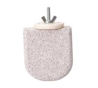Kuntesetty Percha de Piedra para Aves, Palitos Masticables, Soporte de Jaula para Periquitos y Chinchillas, S