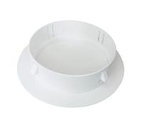 Kuntesetty Placa Redonda Blanca para Cubrir Agujeros en con Tapa para Agujeros en La Pared, Panel de Acceso, Accesorio para Mejoras Del Hogar Hecho de P, Hoyo 156 a 190