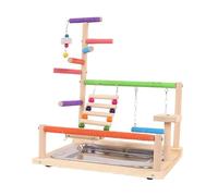 Kuntesetty Puesto de Juegos para Loros, Parque Infantil para Pinzones, Periquitos, Loros Y Periquitos