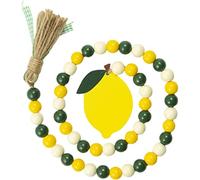 Kuntesetty Waldum Brum Guirnalda de Cuerdas con Borlas Y Calabaza de Madera para Fiesta de Puerta Navideña