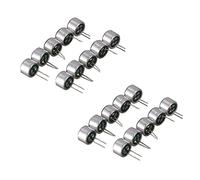 Kunyi 20 unidades 9,7 mm x 7 mm 2 Pin MIC Cápsula Miniphone Condensador A Electret