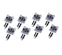 kunyi Juego de 8 piezas 5 mm LED Flash Kit DIY Kit de arranque electrónico Kit de formación para el aprendizaje de las habilidades de soldadura del circuito PCB