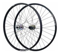 KUNYOS 26" 27,5" 29" Bicicleta De Montaña Boost Rueda Delantera Trasera, Eje Pasante 15X110mm/12X148mm, 8/9/10/11/12 Velocidades, Juego De Ruedas con Freno De Disco,Vistoso,27.5inch