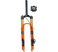 KUNYOS 26 27.5 29 Pulgadas Bicicleta Suspensión Neumática Horquilla 1-1/8" Eje Recto City Bike Trekking Rueda Delantera Recorrido 120 Mm Liberación Rápida 9 × 100 QR para DH Am,Remote Lock b,29inch