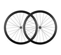 KUNYOS 30/40/50Mm Aros Bicicleta 700C Bicicleta De Carretera Juego De Ruedas Delantera Y Trasera Freno C/V Ruedas De Liberación Rápida En Aluminio 7~12Velocidad Casete Rodamientos Sellados,Negro,50mm