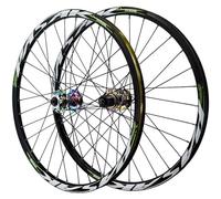 KUNYOS Bicicleta De Montaña MTB Wheelset, Rueda Delantera Y Trasera Rueda,26/27.5/29 Pulgadas Aleación Freno De Disco Rueda De Bicicleta De Rodamiento Sellado 7-12S Cassette 32H Llanta,Verde,29inch