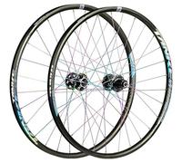 KUNYOS Bicicletas De Montaña Juego De Ruedas 26 27.5 29 Pulgadas Liberación Rápida MTB Ruedas De Freno De Disco Rodamientos Bujes 7 8 9 10 11 12 Velocidades Cassette,Negro,29inch