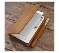 KUNYOS Bloc de notas con cubierta reemplazable, portátil, hecho a mano, Vintage, cuaderno de viajero, cuaderno de bocetos Retro