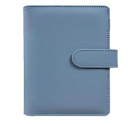 KUNYOS Carpeta de anillas A5 A6 de 26 colores, cuaderno con tapa de hojas sueltas, cuadernos, diario, papelería(Army green,A5)