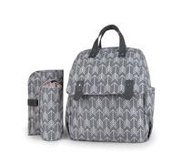 KUNYOS Conjunto De Tres Piezas, Mochila Cambiadora Pañales For Bebé, Cambiador, Bolsa For Biberón Independiente, Bolso Multifuncional For Madre Gran Capacidad, Buen Regalo For Recién Nacidos(Arrow)