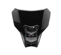 KUNYOS faro delantero moto Para CRF 450 Faro Motocicleta Motocross Carenado Placa Faros Accesorios(Black)