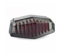 KUNYOS Faro trasero Para Triumph British Cafe Racer Lucas Classic Vintage Indicadora De Freno Luz Trasera LED Luz trasera de motocicleta(Chrome Red)