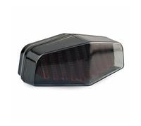 KUNYOS Faro trasero Para Triumph British Cafe Racer Lucas Classic Vintage Indicadora De Freno Luz Trasera LED Luz trasera de motocicleta(Black Red)
