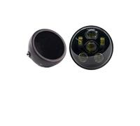 KUNYOS Faros De Motocicleta Para Suziki Para Sportster Faro Delantero Para Motocicleta De 5.75 Pulgadas Y 40 W Con Carcasa 1 Juego(Housing 3)