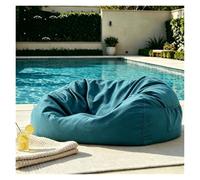 KUNYOS Gran Bolsa de Frijoles al Aire Libre Cubierta Piscina jardín Playa(100cm-bao Blue)