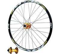 KUNYOS Juego De Ruedas 26/27.5/29 Pulgadas Bujes MTB HG Rodamiento Sellado 6 Agujeros Freno De Disco Llanta De Montaña para 7-12 Velocidades Cassette 2250G,Thru axle Front,26inch