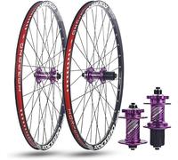 KUNYOS Juego De Ruedas MTB 24/26/27,5/29 Pulgadas 32 Agujeros Eje Pasante Rueda Delantera 15 X 100 Mm Trasera 12 X 142 Mm Buje De Rueda para Freno De Disco para 7-11 Velocidades