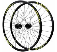 KUNYOS Juego De Ruedas para Bicicleta De Carretera 700 * 25-50C con Freno De Disco De Bloqueo Central, Liberación Rápida 100/135Mm, Llanta De Aleación De Aluminio, Cassette De 7~12 Velocidades,Oro