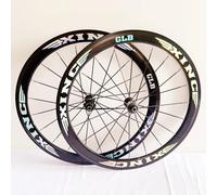 KUNYOS Juego De Ruedas para Bicicleta De Carretera 700C, De Liberación Rápida, Compatible con Frenos De Llanta C/V, Llantas De Aluminio (30/40/50 Mm), Compatible con Casetes De 8-12 Velocidades,40mm