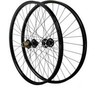 KUNYOS Juego De Ruedas para Bicicleta De Montaña MTB Juego De Ruedas MTB Boost con Eje Pasante 26/27,5/29 Pulgadas 32H Frenos De Disco HG Compatible con Cassette De 8-12 Velocidades,100/142,26inch