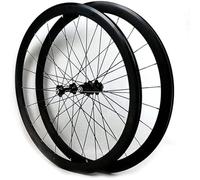 KUNYOS Llanta De Bicicleta De Carretera 700C Rueda De Bicicleta De 28 Pulgadas Corte De Llanta De Doble Pared 7 8 9 10 11 12 Velocidades para Frenos C/V/Frenos De Llanta QR,40MM,Negro