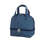 KUNYOS Lunch bag for women and men, multifunctional double-layer insulation portable, easy to use, suitable for work/school/picnic/travel/outdoor, a wonderful life experience(Blue)