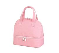 KUNYOS Lunch bag for women and men, multifunctional double-layer insulation portable, easy to use, suitable for work/school/picnic/travel/outdoor, a wonderful life experience(Pink)