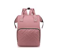 KUNYOS Mochila Cambiadora De Pañales Moda, Bolsa For Bebé Impermeable Y Portátil Gran Capacidad, Con Compartimento For Aislamiento Biberones Correas For Cochecito For Viajar Fácilmente(Pink)