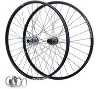 KUNYOS Mountain Bike Wheels 26/27.5/29 Inch, Aluminum Alloy Disc Brake Cycling Rear Sleeve Wheel 142Mm Wheels 32H Rim for 8-12 Speed Cassette 2150G,Coloured,27.5inch