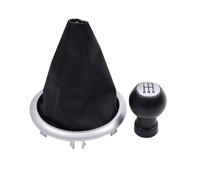 KUNYOS Pomo Con Cubierta Perilla De Cambios Manual Para Suzuki Para Swift 2005-2010 Second Generation SX4 2007-13 Para ALTO 2010-15 ABS Negro Con Estilo Palanca De Cambios 1 Ud./2 Uds.(Combo B)