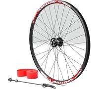 KUNYOS Rueda Delantera y Trasera de Bicicleta de montaña Plegable BMX de 20'' 24'' 26'' 27.5'' 29'' 32H QR, bujes de Bola, Freno de Disco, Cassette de 7 8 9 10 11 velocidades.,Front Wheel,29inch