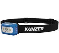 Kunzer HL-002 Linterna frontal con tecnología LED y función de sensor - 3 modos con 120 - 300 lm de intensidad luminosa, hasta 5 h de duración