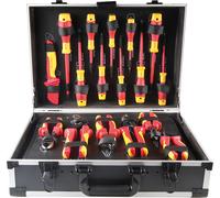 Kunzer Juego De Herramientas VDE, 43 Piezas En Maletín De Aluminio 7VDE43