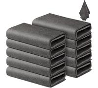 KUOGAS 10 paños de limpieza mágicos gruesos (30 x 40 cm), paños de limpieza de microfibra reutilizables, aptos para coches, cocinas, cristales