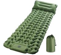 KUOGAS Esterilla Camping, Colchoneta Camping Ampliado y Grueso, Colchoneta Inflable con Bomba de Aire a Pedal, Colchoneta Ultraligera y Portátil, Ideal para Playa, Senderismo