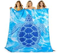 KUOGAS Toalla Playa XXL 200x145 cm, Toalla Grande De Microfibra De Secado RáPido, Toalla De BañO Sin Arena, Manta De Playa Mujer