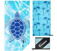 KUOGAS Toalla Playa XXL 90×180 cm, Toalla Grande de Microfibra de Secado RáPido, Toalla de BañO Sin Arena, Manta de Playa Mujer